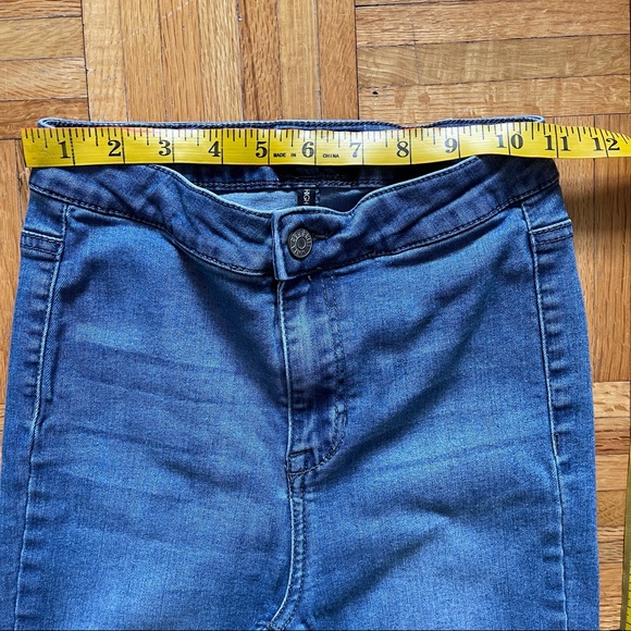 2 Pair Skinny Jeans Blue Size 1 High and Mid Rise - Picture 13 of 16